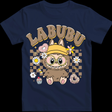 Createyou Labubu, barna - Férfi - Sötétkék - L férfi póló