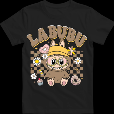 Createyou Labubu, barna - Gyermek - Fekete - XL