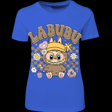 Createyou Labubu, barna - Női - Királykék - M női póló