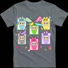 Createyou Labubu, bélyegek - Férfi - Szürke - 3XL