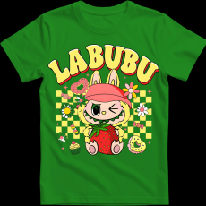 Createyou Labubu eperrel, sárga - Férfi - Zöld - L