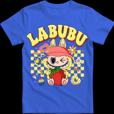 Createyou Labubu eperrel, sárga - Gyermek - Királykék - M