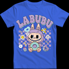 Createyou Labubu és a fánk, lila - Férfi - Királykék - M