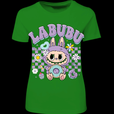 Createyou Labubu és a fánk, lila - Női - Zöld - L