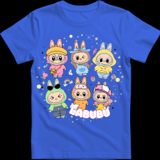 Createyou Labubu, hatan vannak - Férfi - Királykék - 2XL