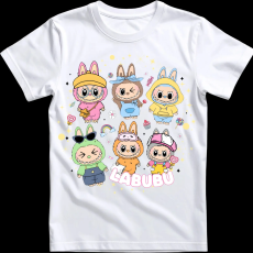 Createyou Labubu, hatan vannak - Gyermek - Sárga - XS