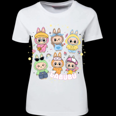 Createyou Labubu, hatan vannak - Női - Fehér - 2XL