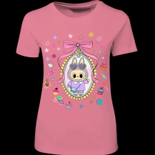 Createyou Labubu kép - Női - Pink - S női póló