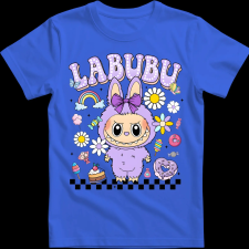 Createyou Labubu, lila - Férfi - Királykék - 3XL férfi póló