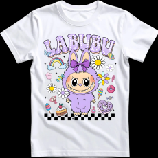 Createyou Labubu, lila - Gyermek - Fehér - M