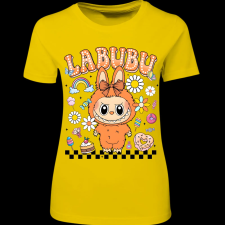 Createyou Labubu, narancssárga - Női - Sárga - 2XL női póló