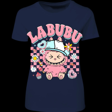 Createyou Labubu, rózsaszín - Női - Sötétkék - XL