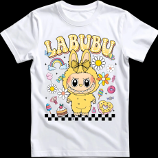 Createyou Labubu, sárgában - Férfi - Fehér - S