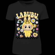 Createyou Labubu, sárgában - Női - Fekete - S