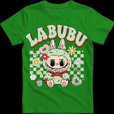 Createyou Labubu, világoszöld - Férfi - Zöld - XL férfi póló