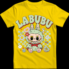 Createyou Labubu, világoszöld - Gyermek - Sárga - S