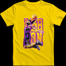 Createyou Lebron - Gyermek - Sárga - XL gyerek póló