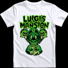 Createyou Luigi's Mansion 2 - Férfi - Fehér - S férfi póló