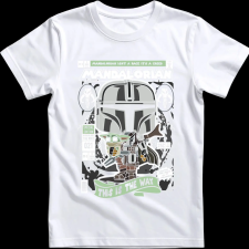 Createyou Mandalorian - Férfi - Fehér - 2XL férfi póló