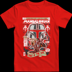Createyou Mandalorian - Férfi - Piros - 3XL