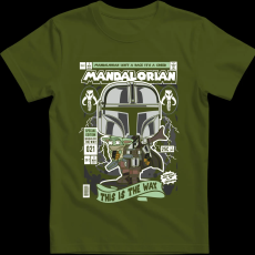Createyou Mandalorian - Férfi - Sötétzöld - 3XL