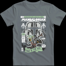 Createyou Mandalorian - Férfi - Szürke - 3XL