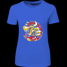 Createyou Mario - Bowser - Női - Királykék - 2XL női póló