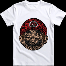 Createyou Mario - Férfi - Fehér - S