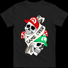 Createyou Mario Game Over - Gyermek - Fekete - M