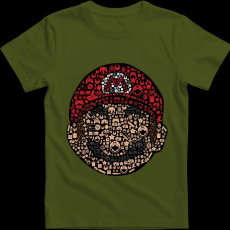 Createyou Mario - Gyermek - Sötétzöld - XS