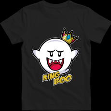 Createyou Mario King Boo - Férfi - Fekete - 3XL