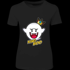 Createyou Mario King Boo - Női - Fekete - XL női póló