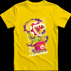 Createyou Mario Land húsevő növény - Férfi - Sárga - 3XL