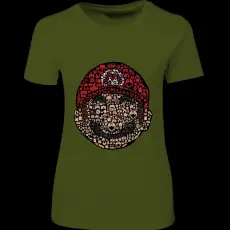 Createyou Mario - Női - Sötétzöld - L