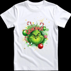 Createyou Merry Grinchmas - Férfi - Fehér - S
