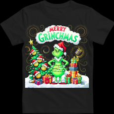 Createyou Merry Grinchmas - Férfi - Fekete - S