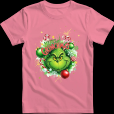 Createyou Merry Grinchmas - Férfi - Pink - 2XL