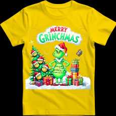 Createyou Merry Grinchmas - Férfi - Sárga - 2XL