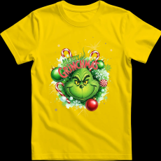 Createyou Merry Grinchmas - Férfi - Sárga - L