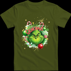 Createyou Merry Grinchmas - Férfi - Sötétzöld - L