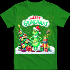 Createyou Merry Grinchmas - Férfi - Zöld - XL