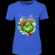 Createyou Merry Grinchmas - Női - Királykék - S