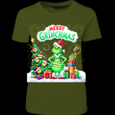 Createyou Merry Grinchmas - Női - Sötétzöld - XL