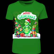 Createyou Merry Grinchmas - Női - Zöld - S