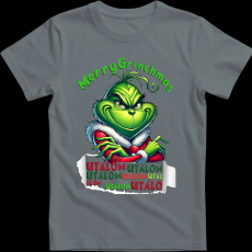 Createyou Merry Grinchmas, utálom - Gyermek - Szürke - XS