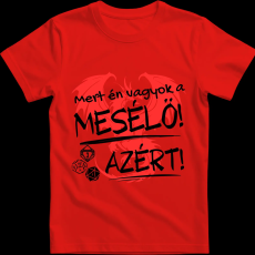 Createyou Mert én vagyok ... - Gyermek , Piros , XL