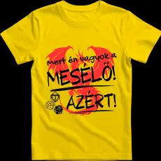 Createyou Mert én vagyok ... - Gyermek , Sárga , XL