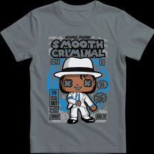 Createyou Michael Jackson Smooth Criminal - Férfi - Szürke - S férfi póló