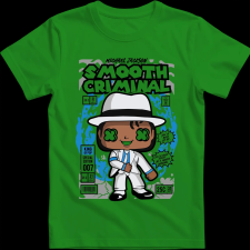 Createyou Michael Jackson Smooth Criminal - Férfi - Zöld - 2XL férfi póló