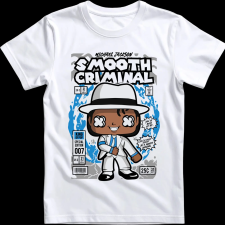 Createyou Michael Jackson Smooth Criminal - Gyermek - Fehér - M gyerek póló